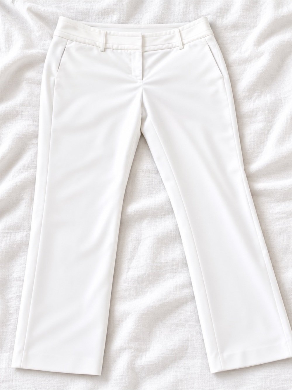 Ivanka Trump White Cropped Dress Pants